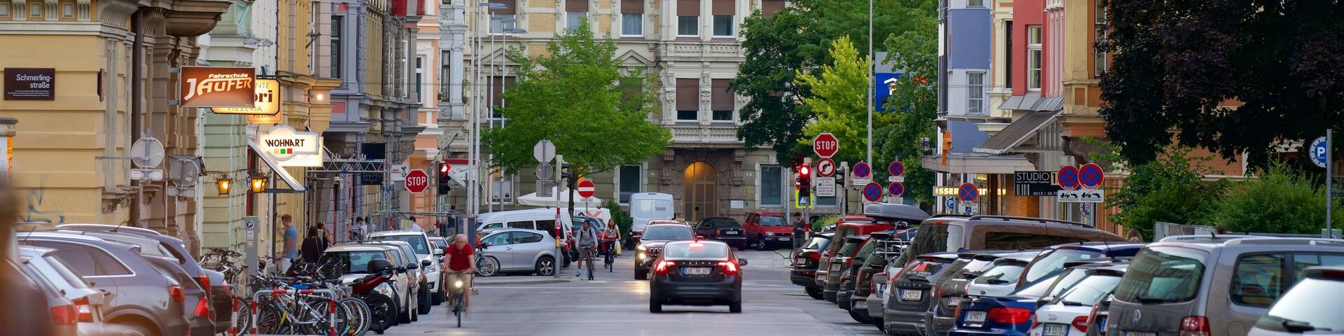 Innsbruck which includes heritage elements