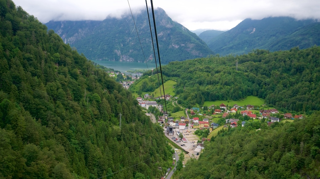 Traunviertel showing landscape views and a small town or village