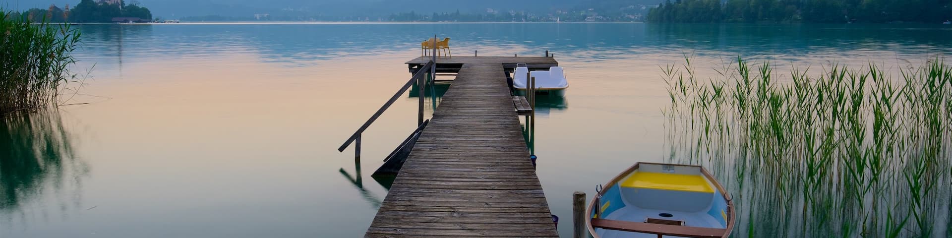 Maria Woerth which includes a sunset, wetlands and a lake or waterhole