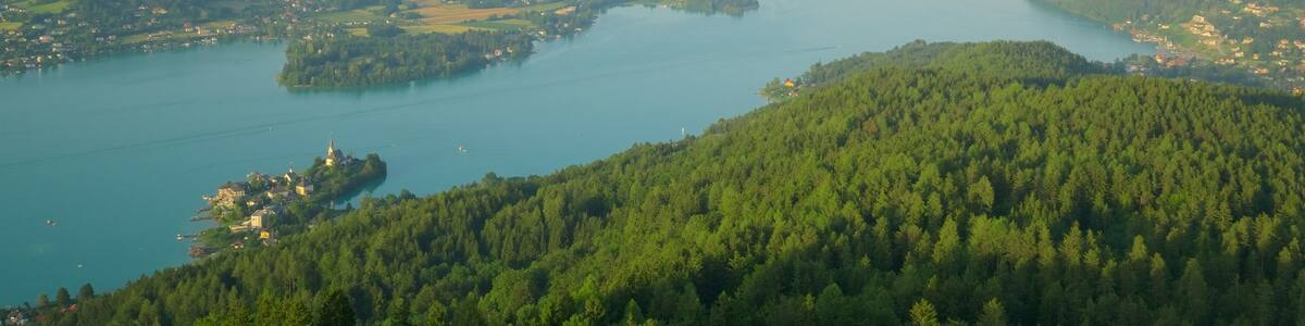 Keutschach am See montrant scènes tranquilles, rivière ou ruisseau et panoramas