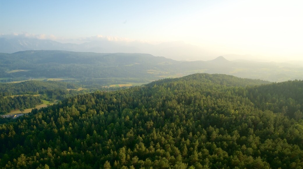 Keutschach am See mettant en vedette coucher de soleil, panoramas et scènes tranquilles
