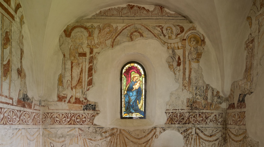 St. Primus and Felician Parish Church showing a church or cathedral, heritage elements and interior views