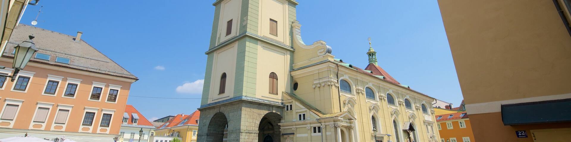 Klagenfurt am Woerthersee showing heritage elements