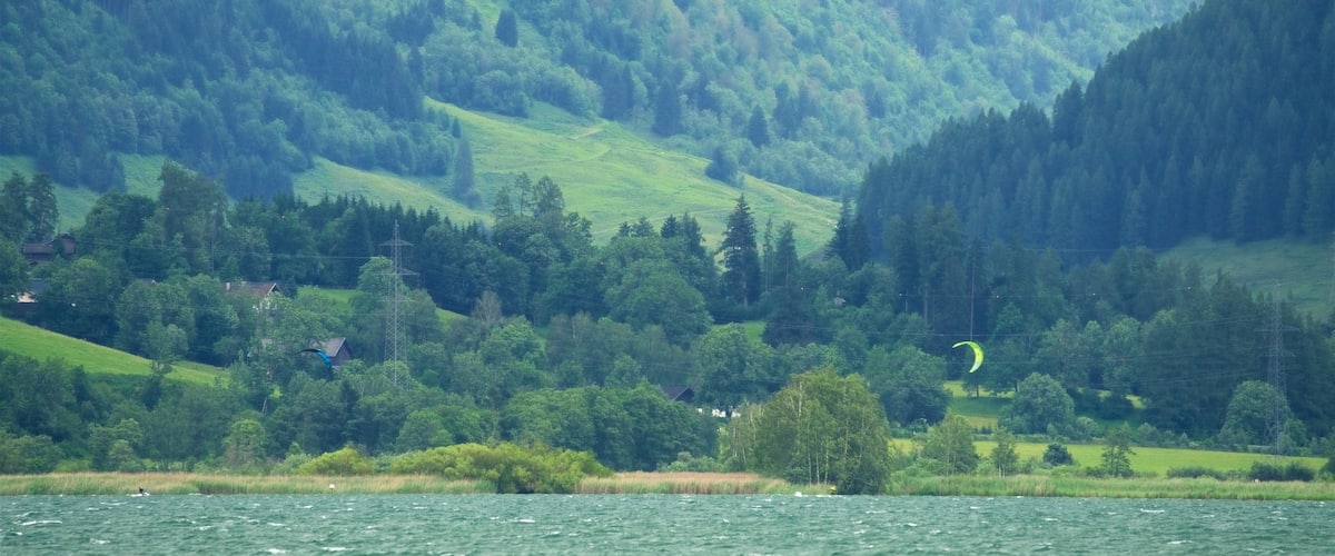 ツェラー湖 フィーチャー 静かな風景, 湖あるいは泉 と 森林
