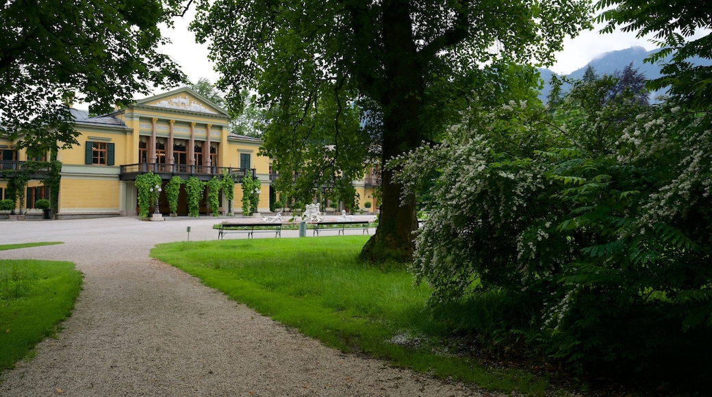 Villa et jardins impériaux montrant patrimoine historique, maison et jardin