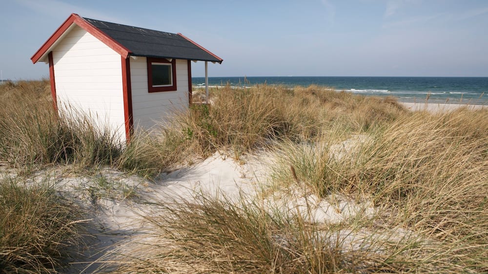 Skanör das einen Sandstrand