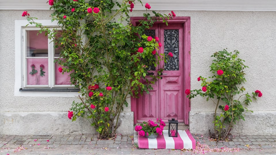 Visby mettant en vedette scĂšnes de rue
