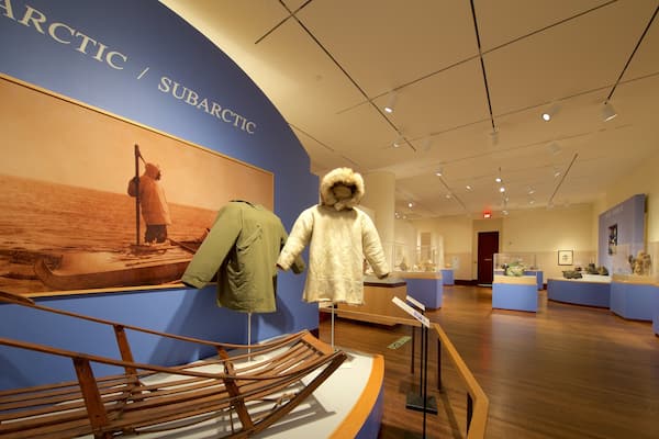 Eiteljorg Museum of American Indians das einen Innenansichten