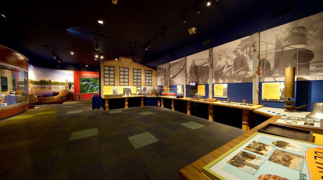 Dossin Great Lakes Museum toont interieur