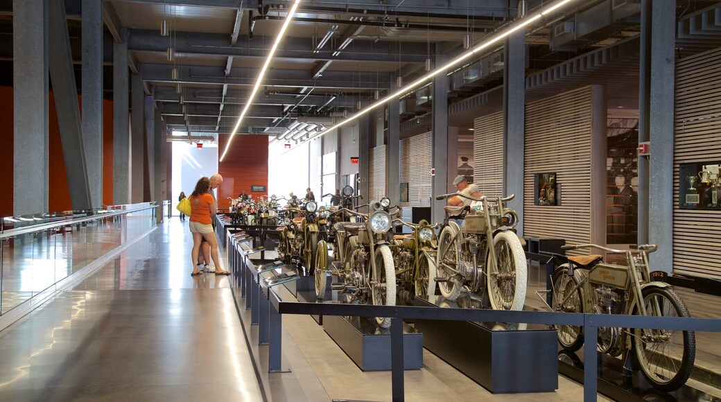 Harley-Davidson Museum og byder på interiør og kulturarvsgenstande