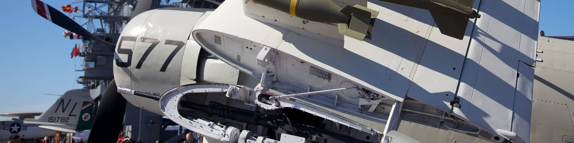 USS Midway Museum which includes military items