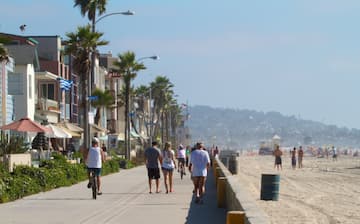 Vacation Homes in Central Mission Beach, San Diego: House Rentals