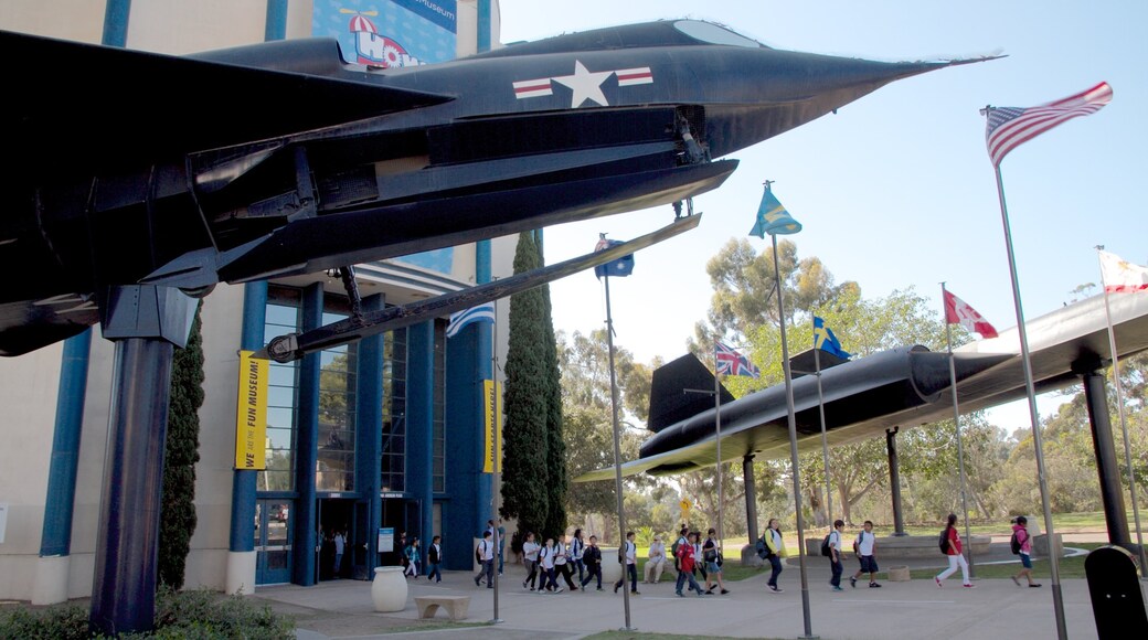 San Diego Air and Space Museum which includes aircraft