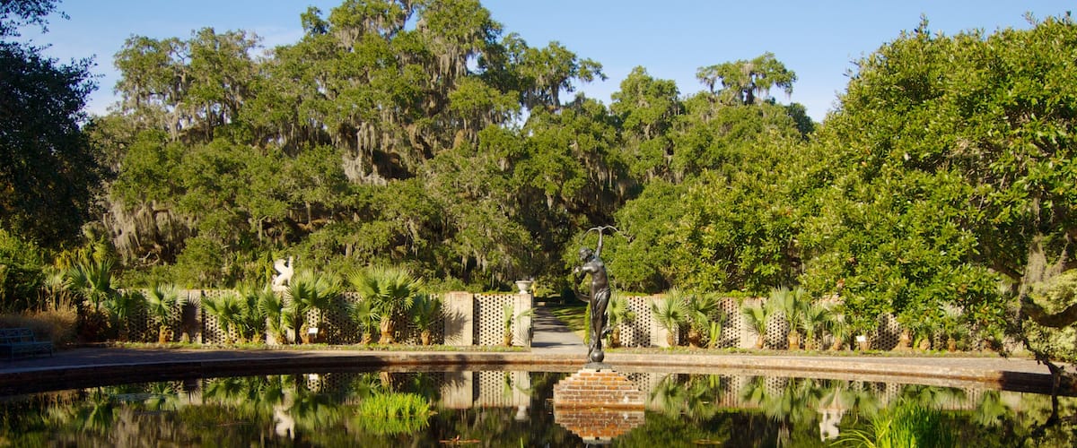 Myrtle Beach which includes a park, landscape views and a pond