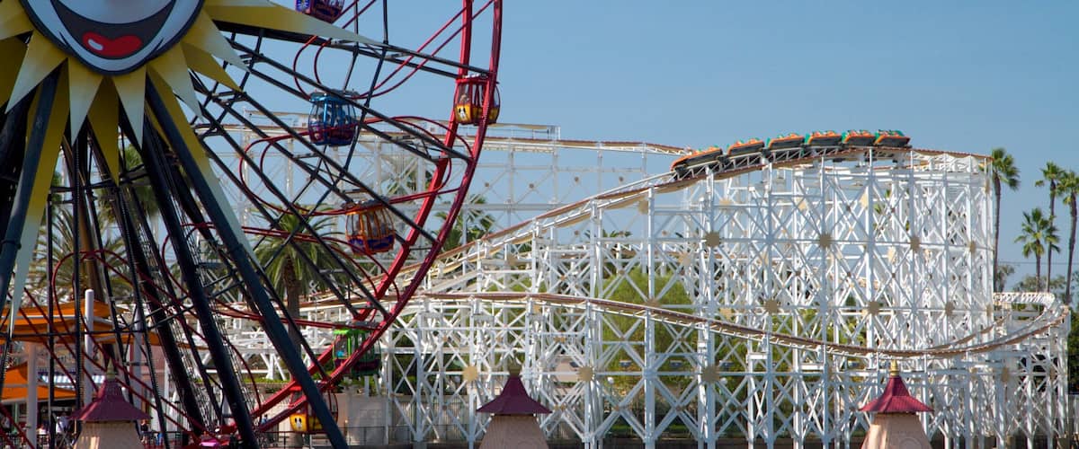 Disney California Adventure® Park featuring rides