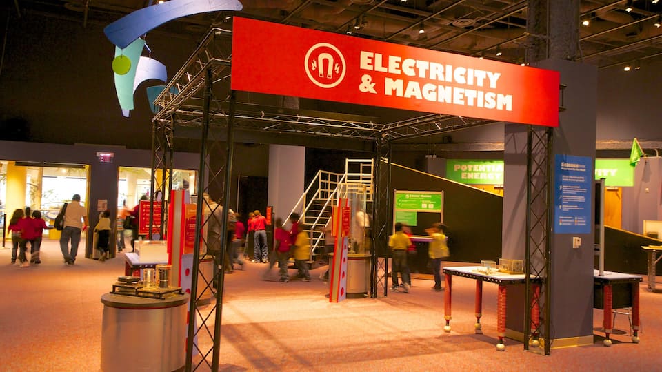 Orlando Science Center que inclui vistas internas e sinalização