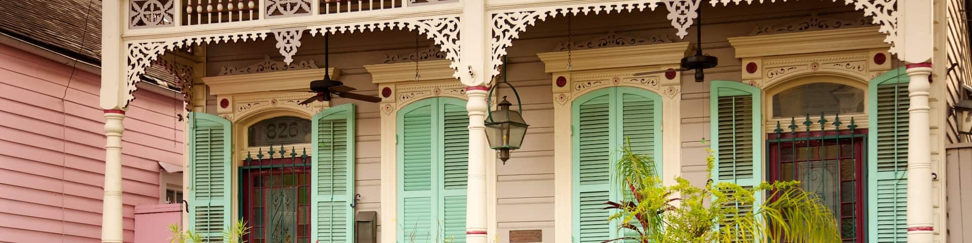 French Quarter showing a house and heritage architecture