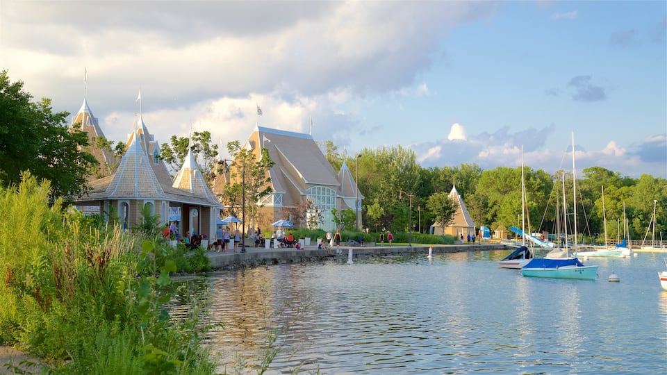 Lake Harriet showing a lake or waterhole and a bay or harbor