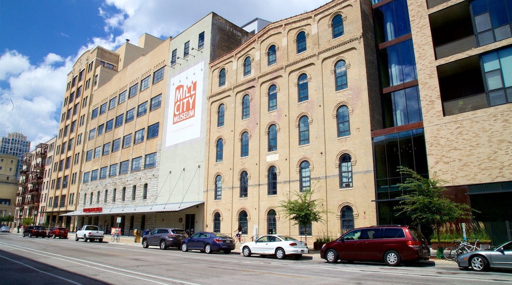 Mill City Museum presenterar en stad