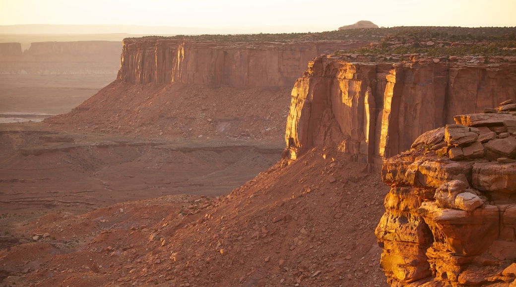 Utah das einen Landschaften, Sonnenuntergang und ruhige Szenerie