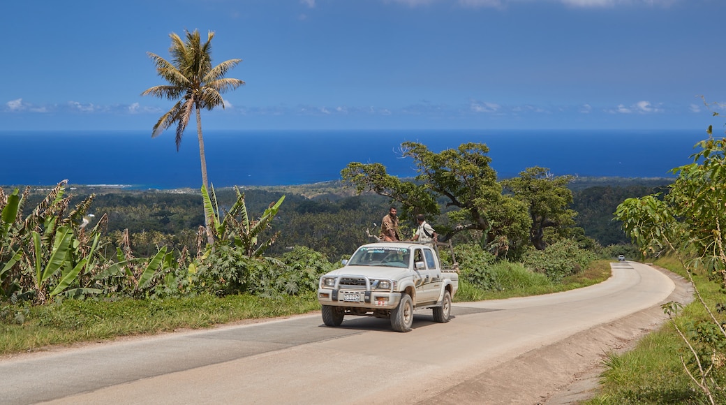 Tanna Island which includes 4 wheel driving and tranquil scenes