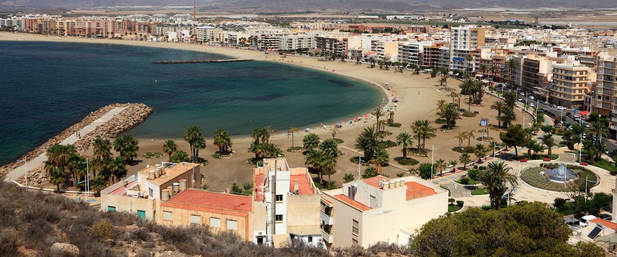 Murcia featuring landscape views, general coastal views and a coastal town