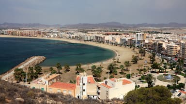 Murcia caratteristiche di vista del paesaggio, vista della costa e località costiera