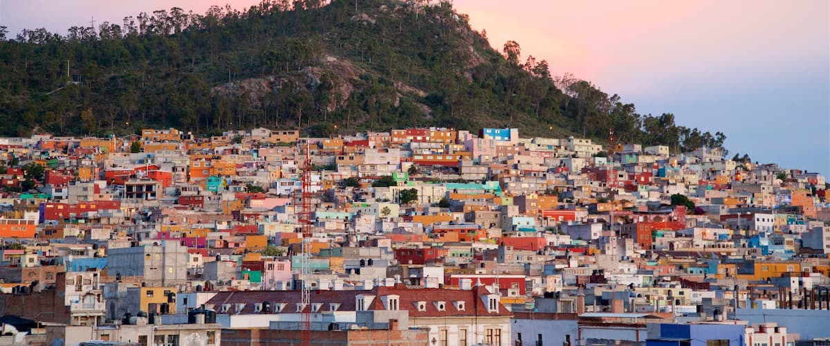 Pachuca featuring a sunset, a city and landscape views