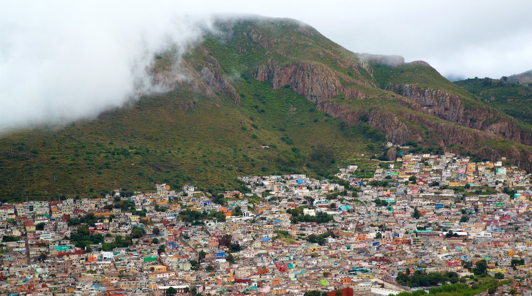 Pachuca which includes a city, mist or fog and landscape views