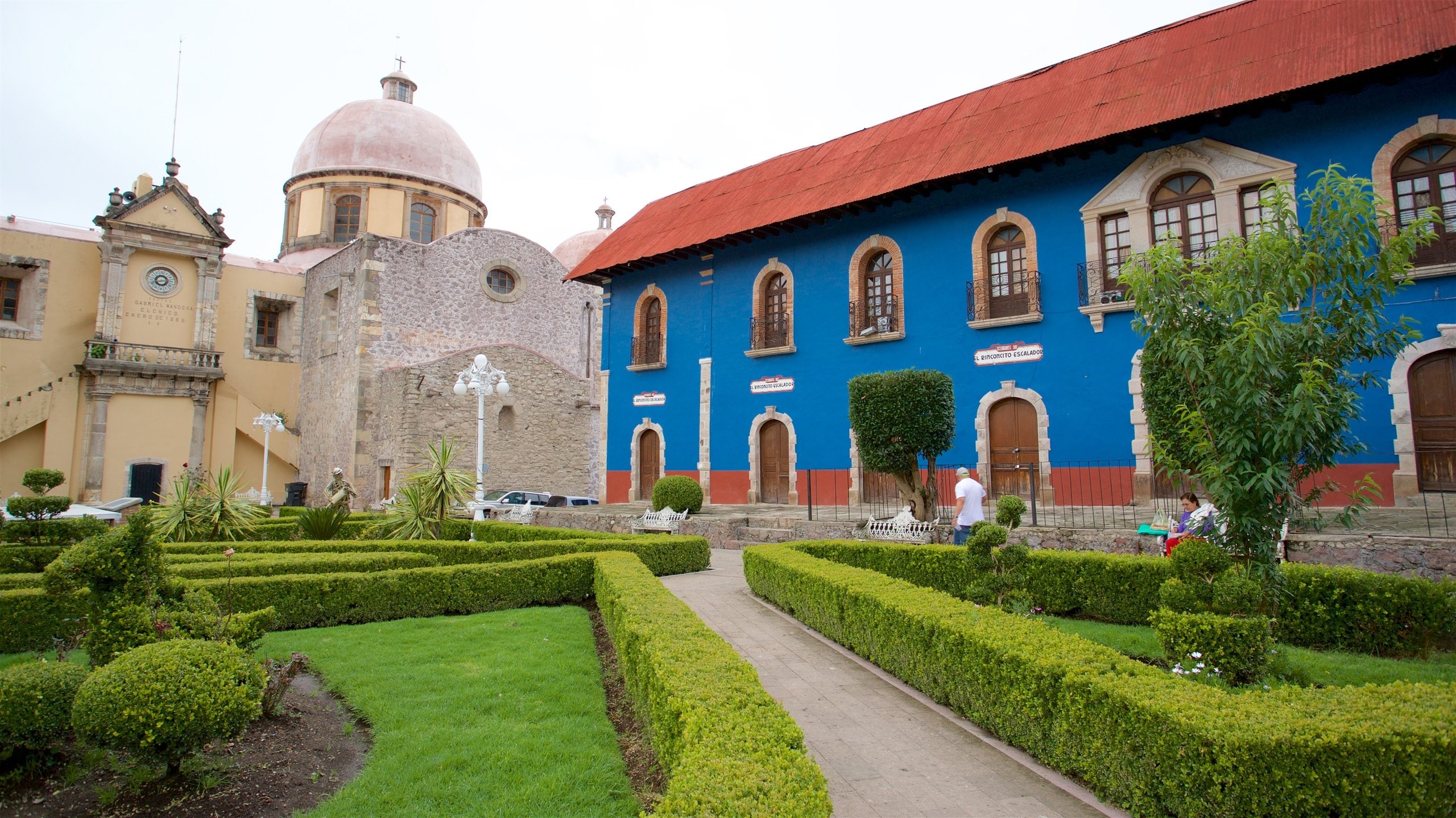 Pachuca ofreciendo un jardín y elementos del patrimonio