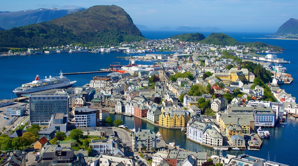 Alesund - More og Romsdal which includes a city and a river or creek