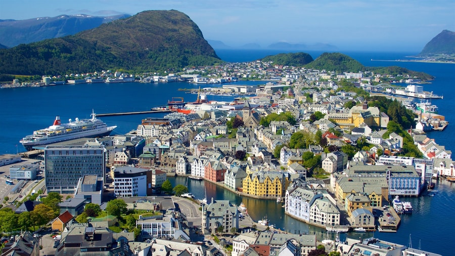 Alesund - More og Romsdal featuring a river or creek and a city