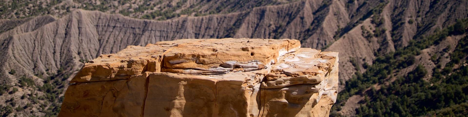 Knife Edge Trail featuring tranquil scenes and landscape views