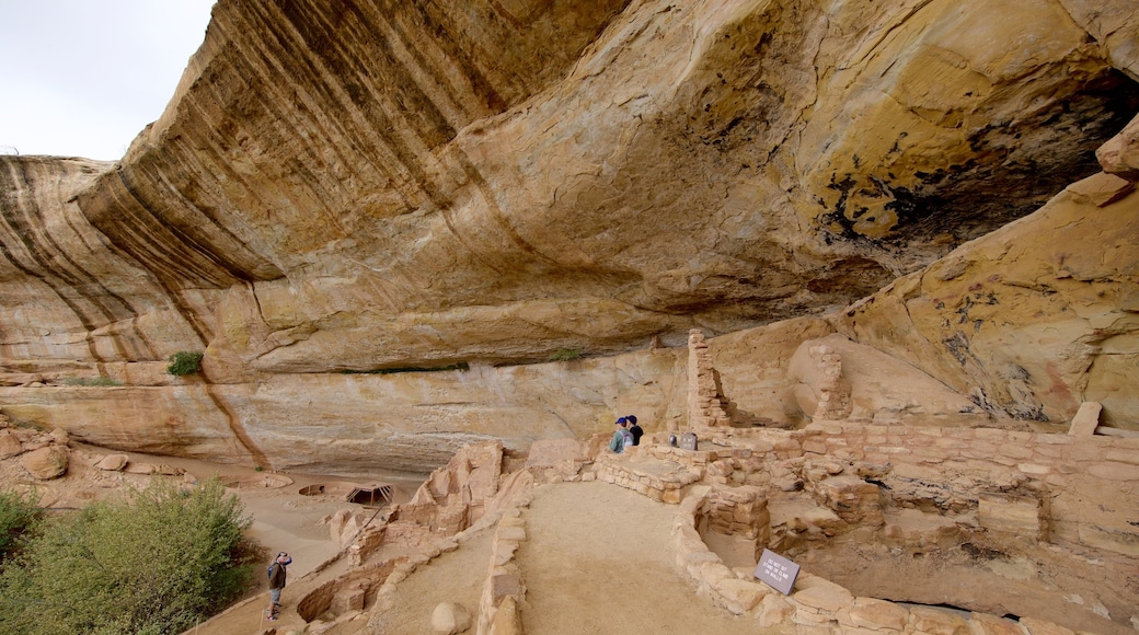 Step House Trail showing heritage elements, a gorge or canyon and building ruins