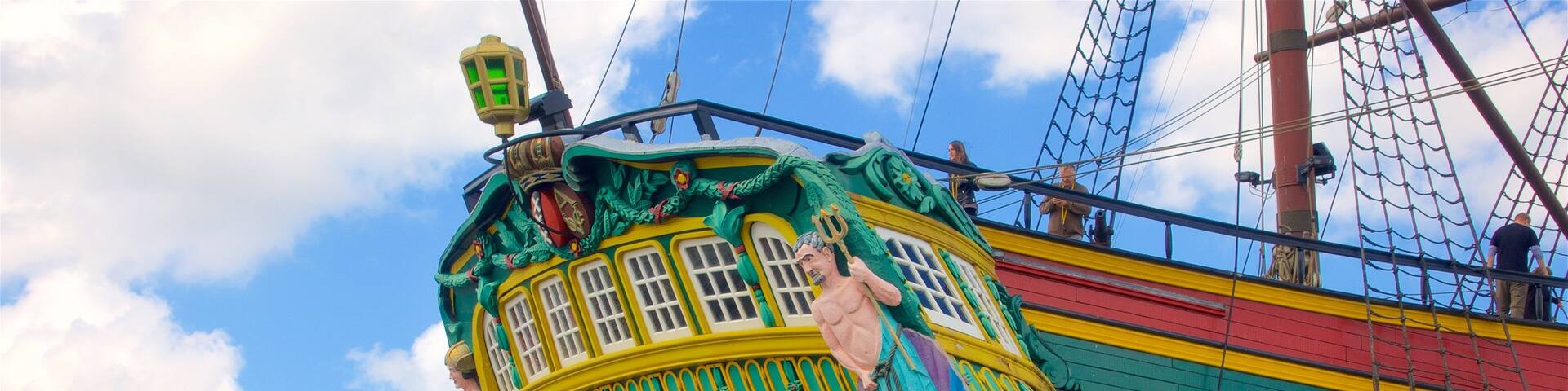 Amsterdam qui includes patrimoine historique et baie ou port