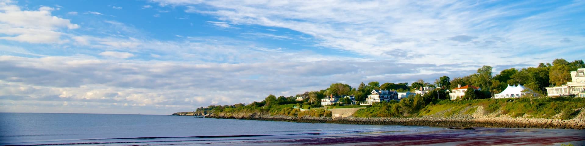 Cliff Walk which includes general coastal views