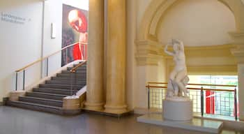 Lower Saxony State Museum featuring heritage elements, interior views and a statue or sculpture