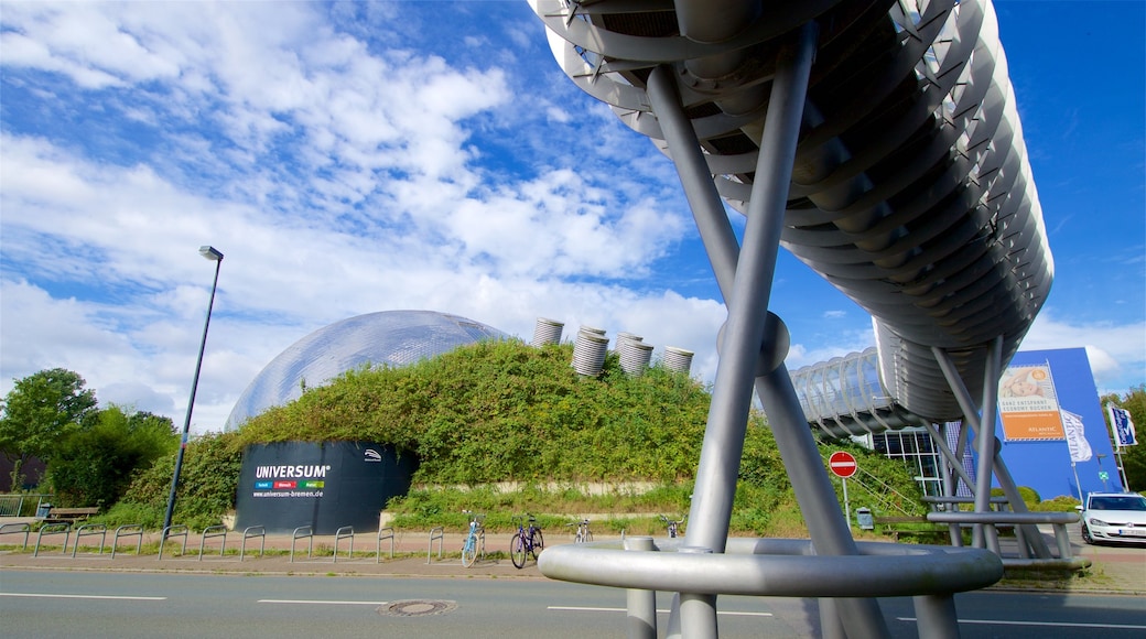 Universum Science Center som visar en bro