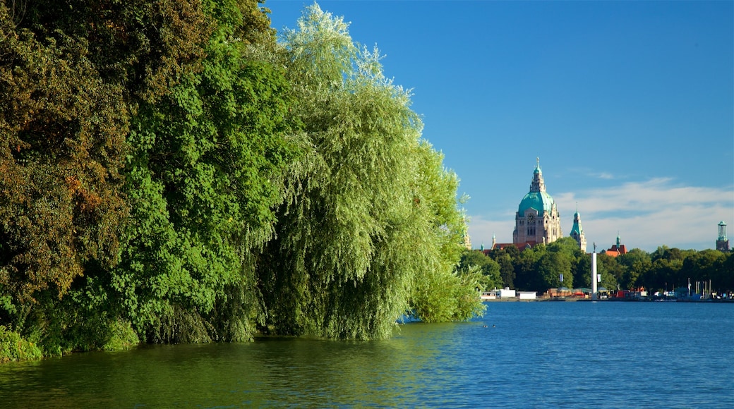 Maschsee presenterar en sjö eller ett vattenhål