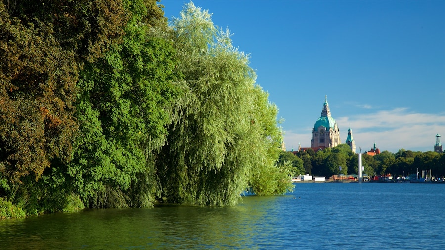 Maschsee som viser en sø eller et vandhul