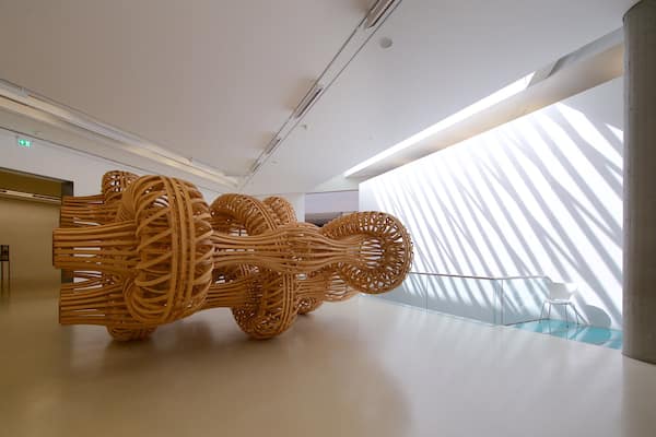 Sprengel Museum mit einem Innenansichten und Kunst