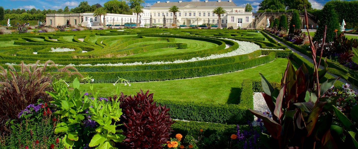 Herrenhäuser Gärten welches beinhaltet Wildblumen, Garten und Geschichtliches