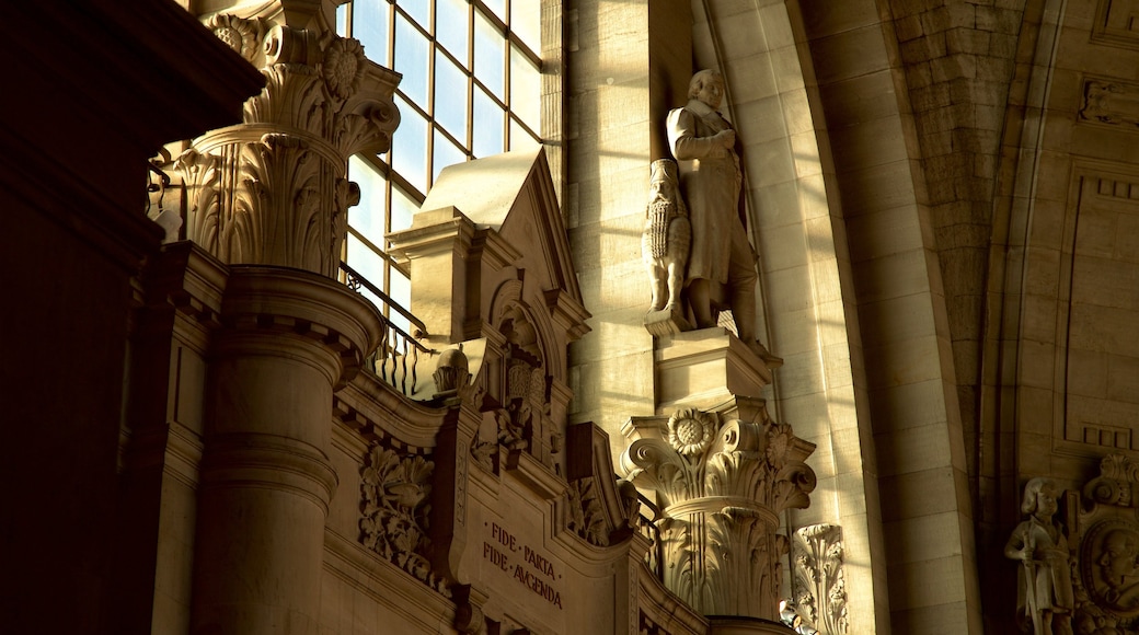 New Town Hall showing interior views and heritage elements