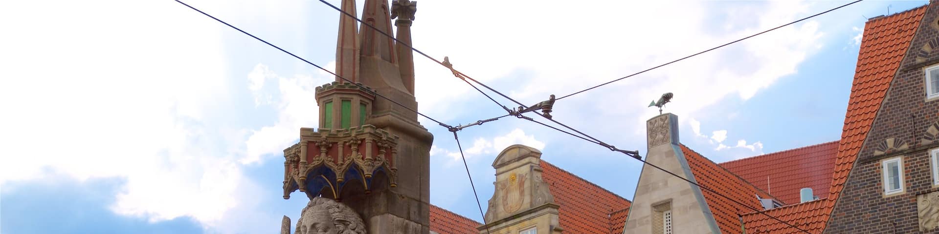 Bremen Roland Statue showing heritage elements