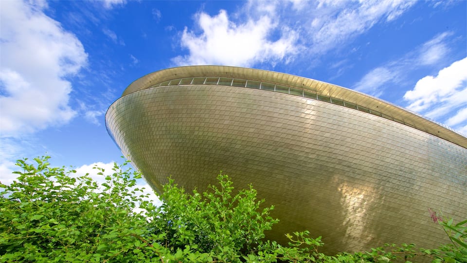 Centro de Ciencias Universum, Bremen, Alemania que incluye arquitectura moderna