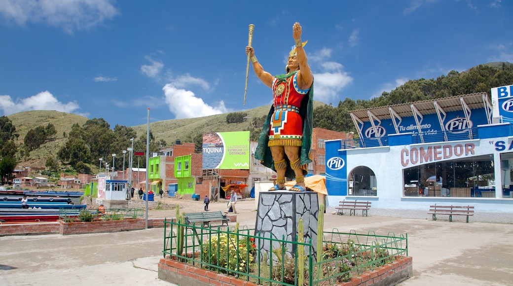 Lake Titicaca フィーチャー 像あるいは彫刻