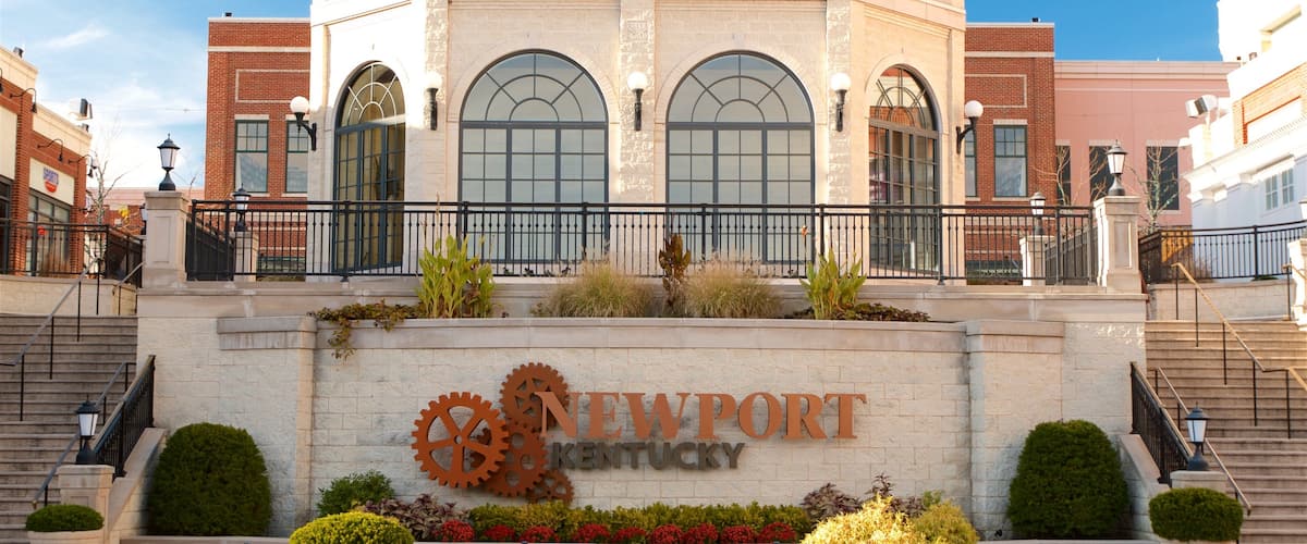 Newport showing signage