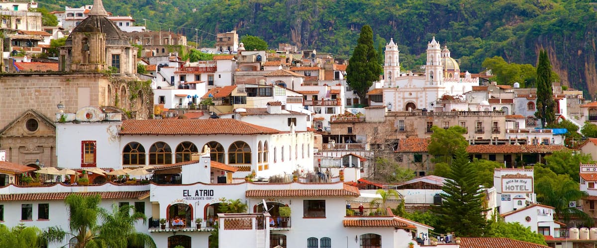Taxco mostrando una ciudad