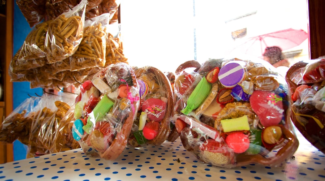 Candy Street showing food