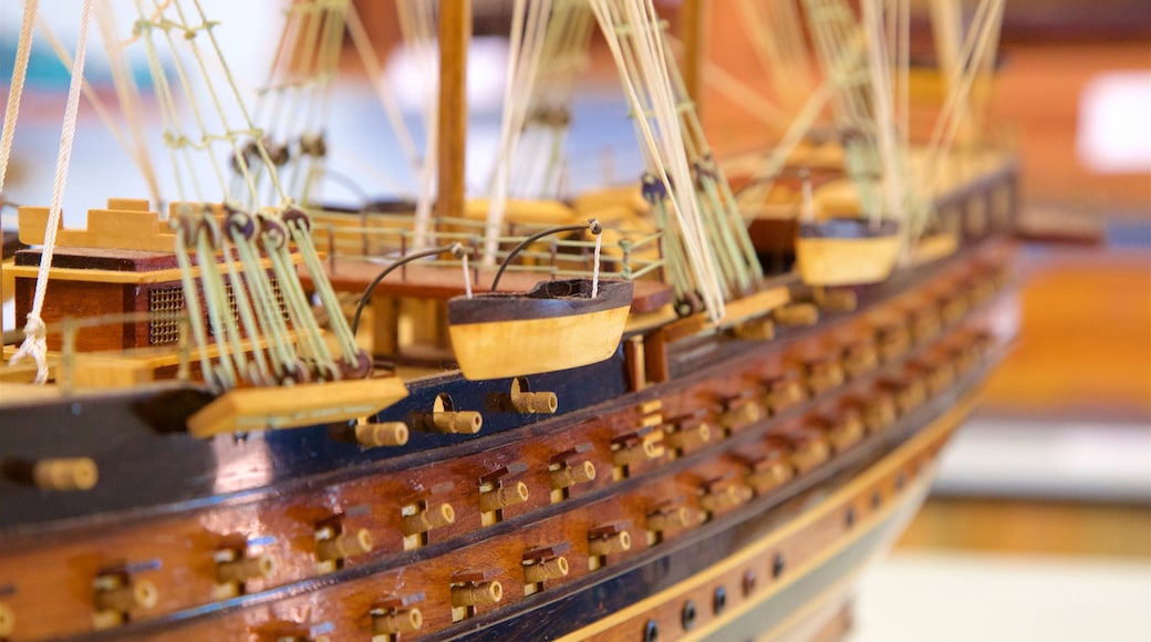 Maritime Museum of Townsville showing interior views